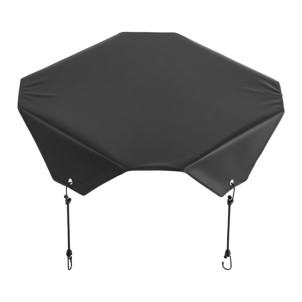 VEVOR Air Conditioner Cover for Outside Units, 910 x 910 mm Central AC Cover for Air Conditioning Unit, Top Universal Mesh Defender Rainproof Easy Install for Outdoor Outside All Seasons, Black