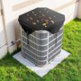 VEVOR Air Conditioner Cover for Outside Units, 810 x 810 mm Central AC Cover for Air Conditioning Unit, Top Universal Mesh Defender Rainproof Easy Install for Outdoor Outside All Seasons, Black