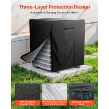 24x24x30 inch Air Conditioner Cover Three Layer Waterproof for Outdoor