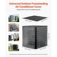 28x28x32 inch Air Conditioner Cover Dual Layer Detachable Canopy
