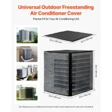 32x32x36 inch Air Conditioner Cover Dual Layer Detachable Canopy