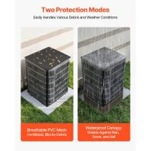 32x32x36 inch Air Conditioner Cover Dual Layer Detachable Canopy