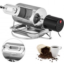 220 V Stainless Steel Coffee Bean Roasting Machine Coffee Roaster Roller Baker
