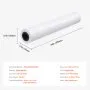 VEVOR bredformatpapir, 24" x 150 ft plotterpapir, 4 ruller CAD-papirruller med 2" kerne, 20 LB papirruller, ideel til CAD-tegninger, tekniske planer, GIS-kort og arkitektoniske designs