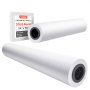 VEVOR Wide Format Paper, 609.6 mm x 45.7 m Plotter Roll, 2 Rolls CAD Bond Rolls with 50.8 mm Core, 80 GSM Plotter Roll Rolls, for CAD Drawings, Engineering Plans, GIS Maps, and Architectural Designs