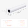 Wide Format Paper Plotter Paper 6 Rolls 24 in x 150 ft CAD Bond Rolls