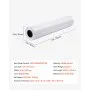 VEVOR Wide Format Paper, 762 mm x 152.4 m Plotter Roll, 2 Rolls CAD Bond Rolls with 76.2 mm Core, 80 GSM Plotter Roll Rolls, for CAD Drawings, Engineering Plans, GIS Maps, and Architectural Designs