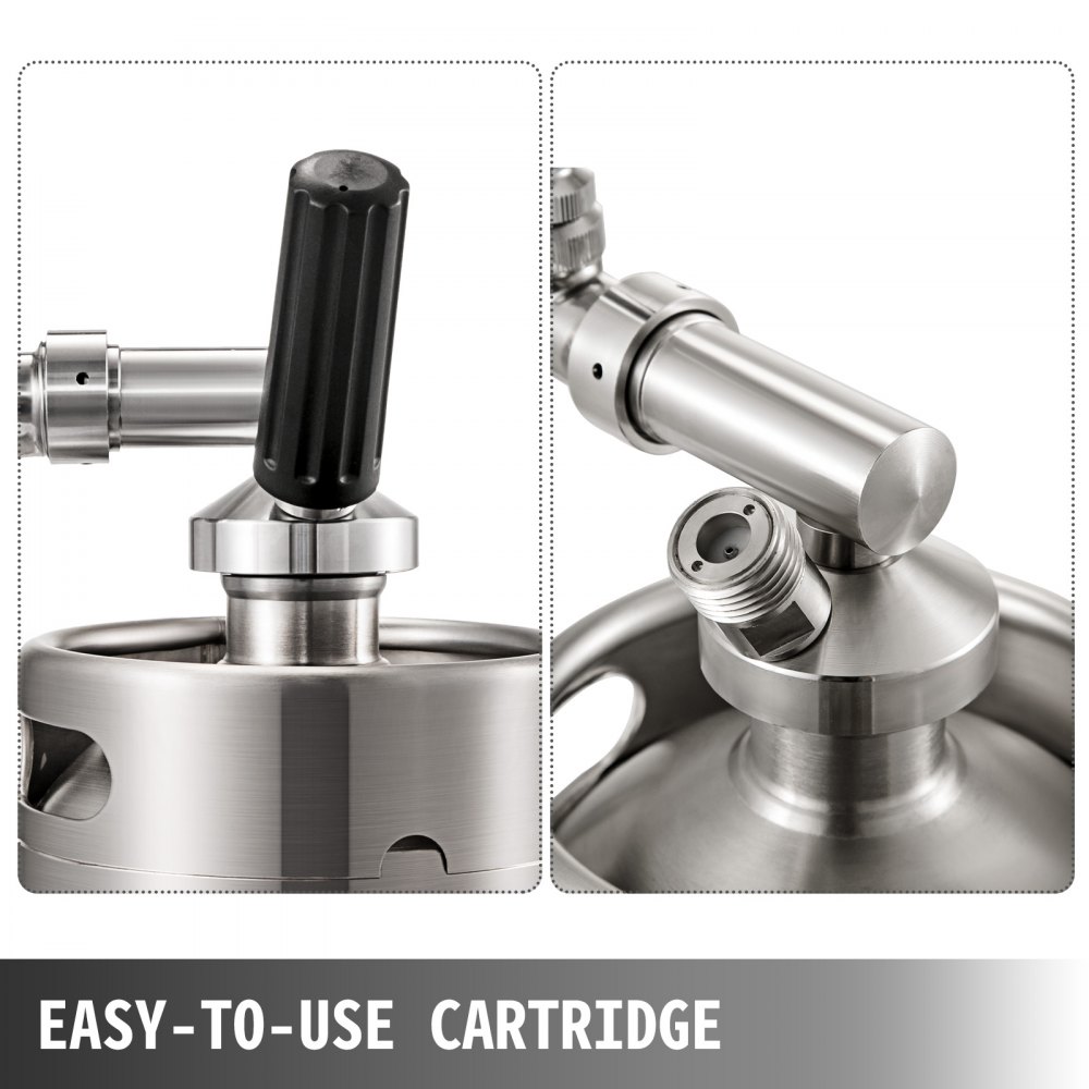 Mini Keg 4L Stainless Steel Triple J Nitro Cold Brew Coffee Stout Tap kit