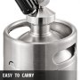 Mini Keg 4L Stainless Steel Triple J Nitro Cold Brew Coffee Stout Tap kit
