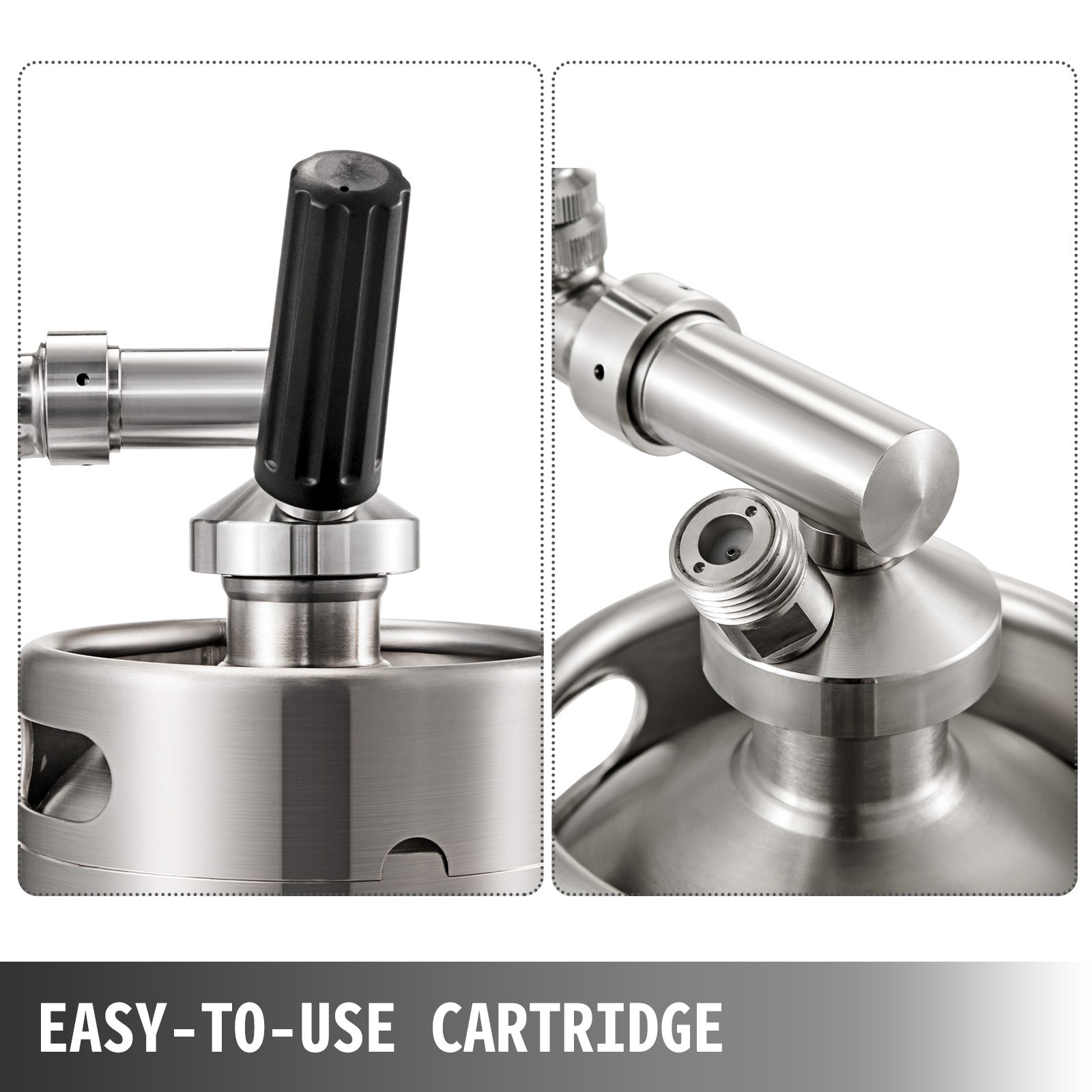 Mini Keg 4L Stainless Steel Triple J Nitro Cold Brew Coffee Stout Tap kit