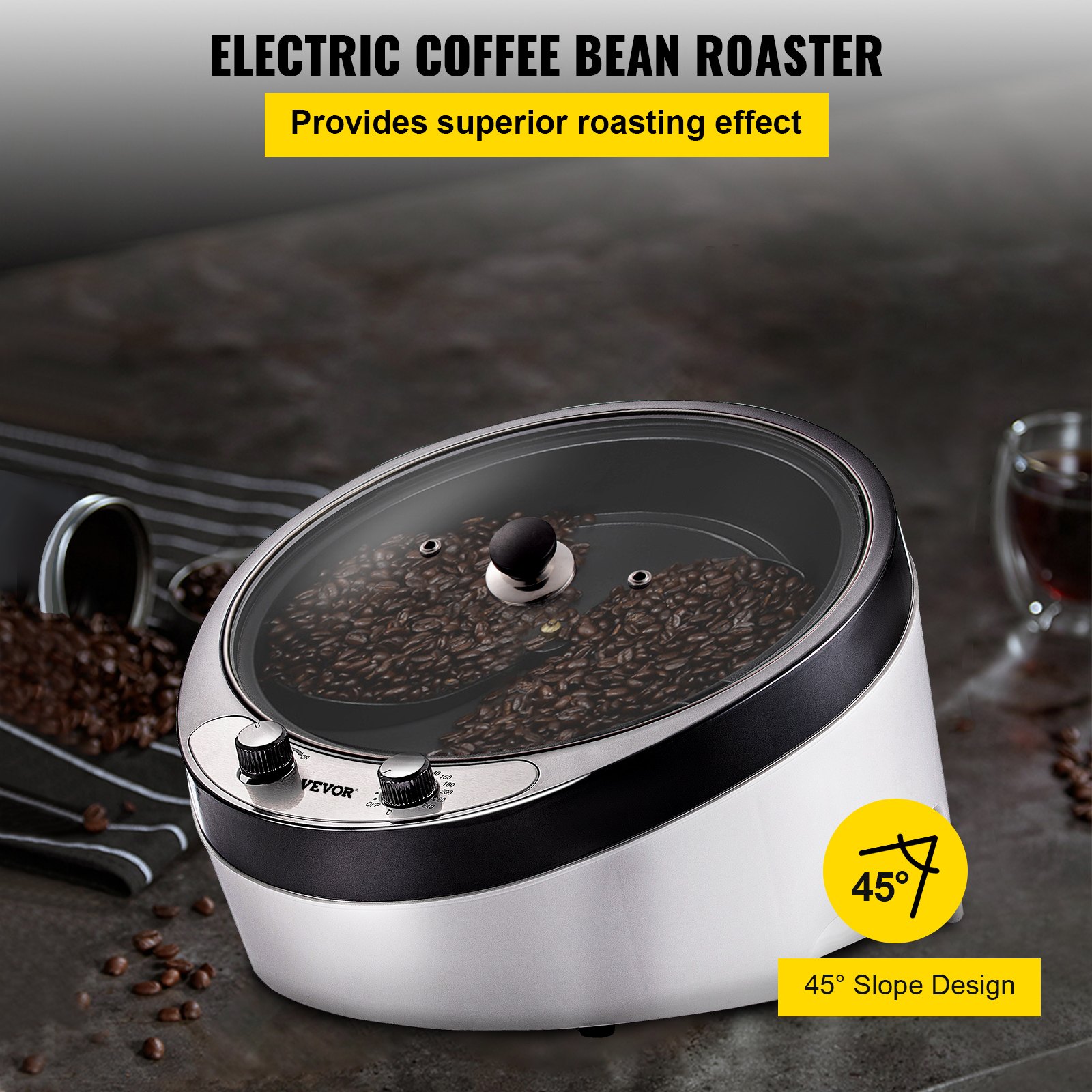 VEVOR Electric Coffee Roaster Household Baking Machine Coffee Roasting Machine