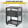 VEVOR Open Frame Server Rack Network Server Rack 12U 4 Post 19"/482mm Relay Rack