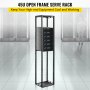 VEVOR Server Rack, 45U Open Frame Rack, 4-Post IT Server Network Relay Rack, 19 Inch Server/Audio Network Equipment Rack Cold Rolled Steel, Heavy Duty Threaded Rack, Holds Network Servers & AV Gear