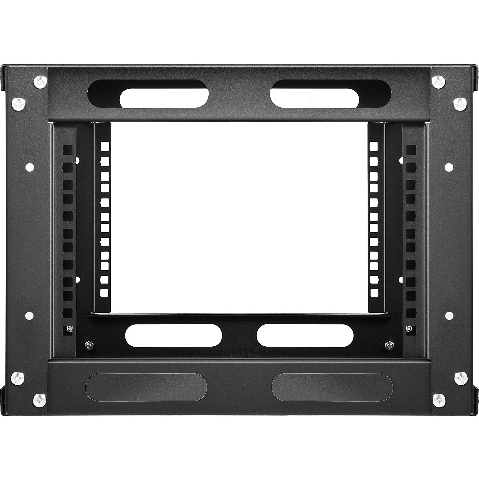 VEVOR Open Frame Server Rack Network Server Rack 6U 4 Post 19"/482mm Relay Rack