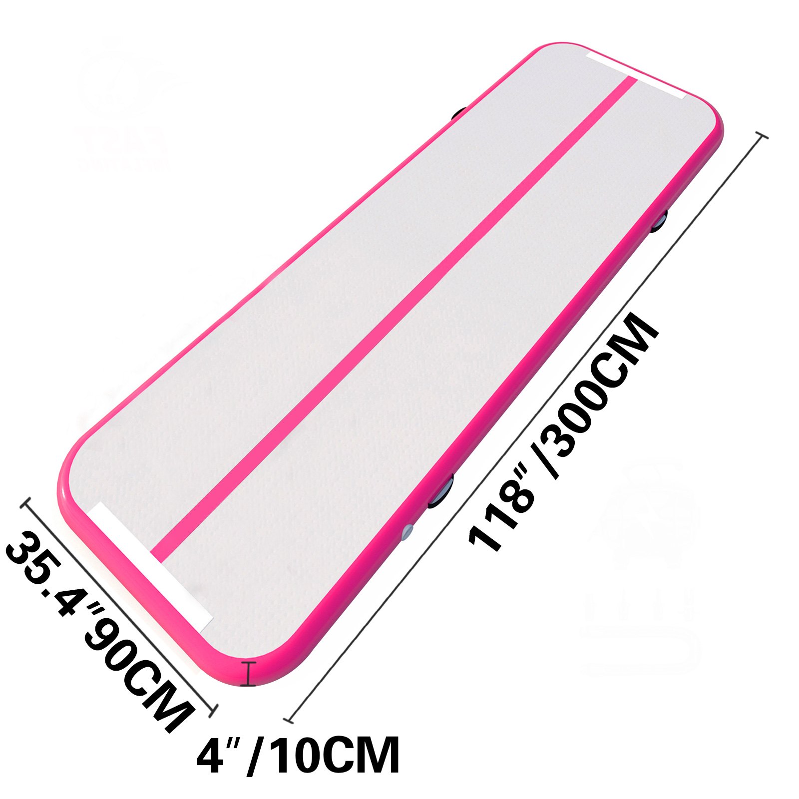 VEVOR Air Track 10FT Inflatable Airtrack Tumbling Gymnastics Mat Home Training