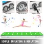 VEVOR 13ft Air Track Inflatable Air Tumble Track Air Track Tumbling Mat Air Track Mat Gymnastics Mat Tumble Track Tumbling Air Track Airtrack Tumbling Mat For Home Yoga Martial Arts Cheerleading