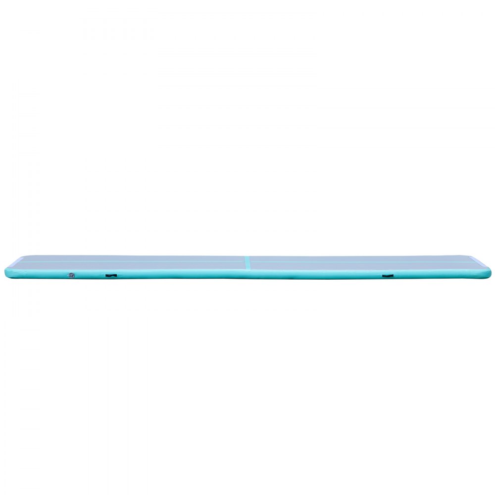 VEVOR 16ft Inflatable Air Gymnastic Mat, 4 inches Thickness Air Tumble Track with Electric Air Pump,Dubrable Material Air Mat for Home Use / Training /Cheerleading / Yoga / Water,Tiffany