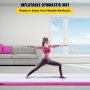 VEVOR 16,4 pieds Air Track plancher culbutant tapis de gymnastique gonflable tapis de gymnastique Yoga rose