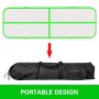 LOVSHARE  Inflatable Gymnastic Mat 20ft  Air Track Tumbling Mat 4inch Thickness  Air Track  Air Floor Mat with Electric Air Pump for Training Cheerleading Use Tumble Gym(20ft*3.3ft*4in Green)