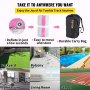 Tapis de sol gonflable de gymnastique, piste d'air de 20 pieds, tapis d'entraînement à domicile