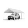 Carport Car Canopy 10 x 20 FT Heavy Duty Portable Car Garage Shelter Tent White