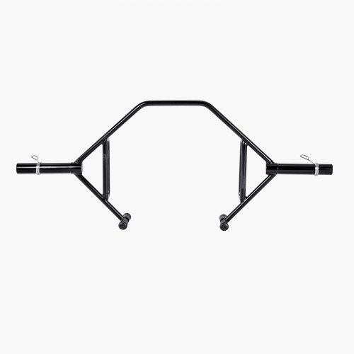 VEVOR Trap Bar Hex Bar, Open-Ended Frame Hex Barbell, 50mm 360 kg Capacity Shrug Bars with Knurled Grips, Weightlifting and Strength Training Equipment, Home Gym for Squats Deadlifts Shoulder Press