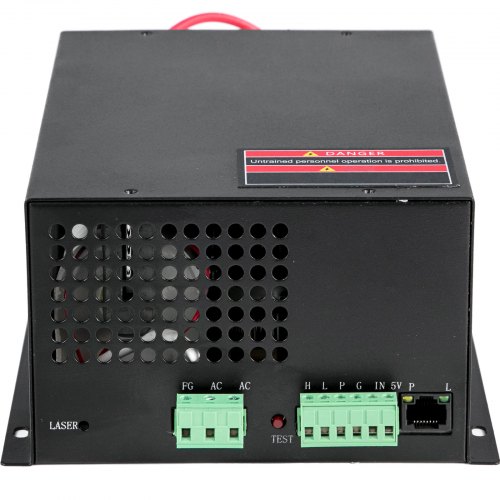 VEVOR Laser Power Supply 100W for Co2 Laser Engraver Power Supply Laser Tube Laser Power Box for Laser Cutter Engraving Machine
