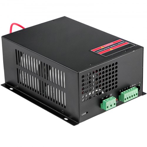 VEVOR Laser Power Supply 100W for Co2 Laser Engraver Power Supply Laser Tube Laser Power Box for Laser Cutter Engraving Machine