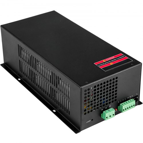 VEVOR Laser Power Supply 150W Co2 Laser Engraver Power Supply Black Laser Tube Power Supply 110V for Laser Cutter Engraving Machine(150W)