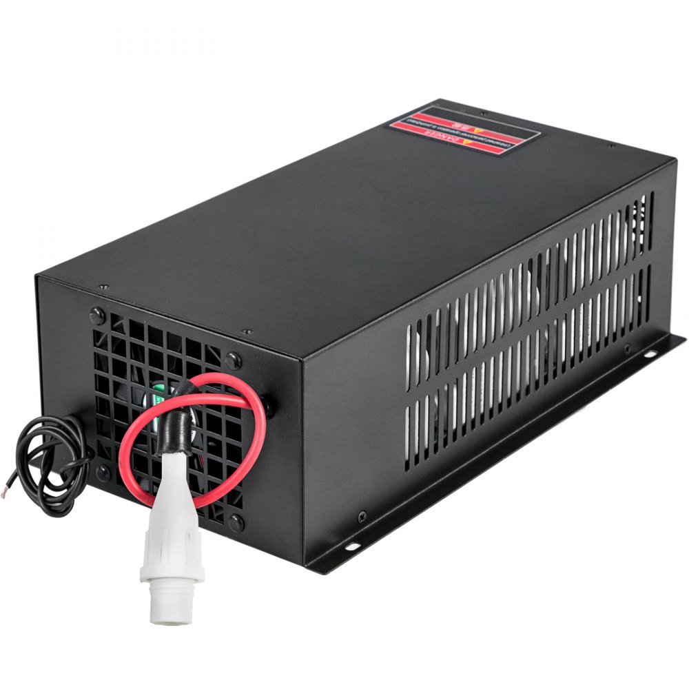 VEVOR Laser Power Supply 150W Co2 Laser Engraver Power Supply Black Laser Tube Power Supply 110V for Laser Cutter Engraving Machine(150W)