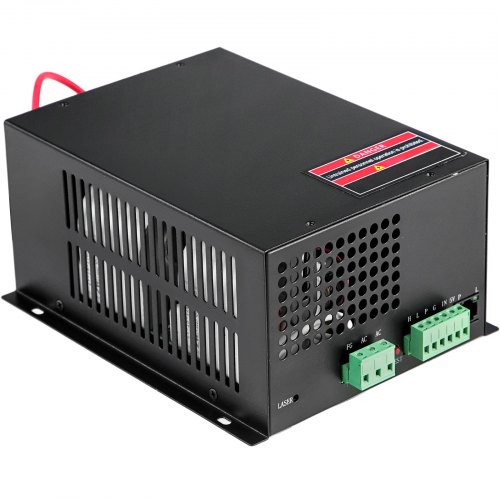 VEVOR Laser Power Supply 60W for Co2 Laser Engraver Power Supply Laser Tube Power Supply Laser Power Box for Laser Cutter Engraving Machine