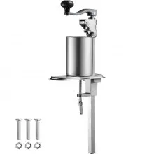 VEVOR Manual Can Opener, Commercial Table Clamp Opener for Large Cans, Heavy Duty Can Opener with Base, Adjustable Height Industrial Jar Opener For Cans Up to 11.8" Tall, for Restaurant Hotel Home Bar