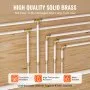 VEVOR Pipe Fittings 1/2" 20PCS Brass Clamp-style 1/2 NPT Internal Thread for Air