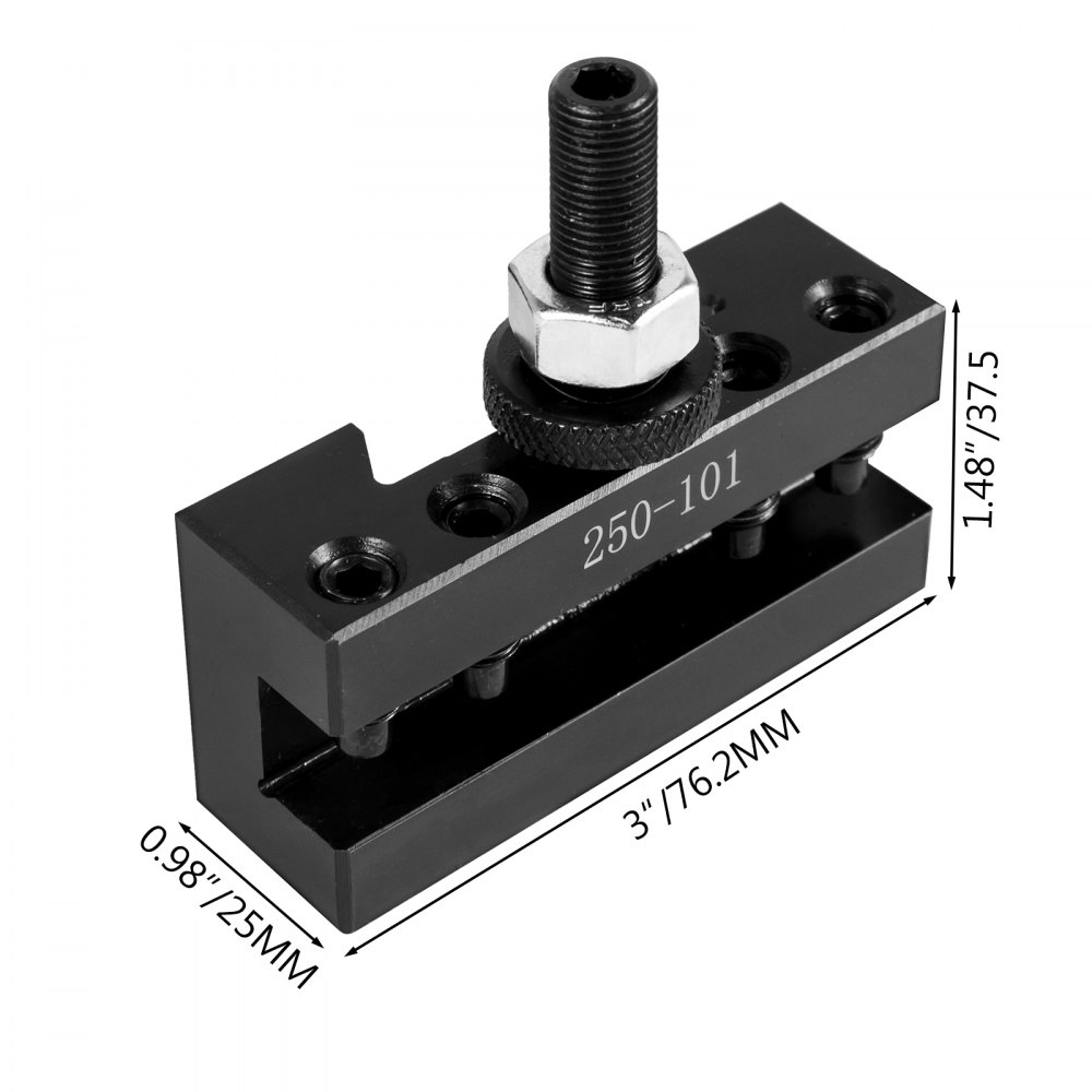 4xMini Quick Change Tool Lathe Tool Holder Post Cutter Holder Screw Wrench Kit