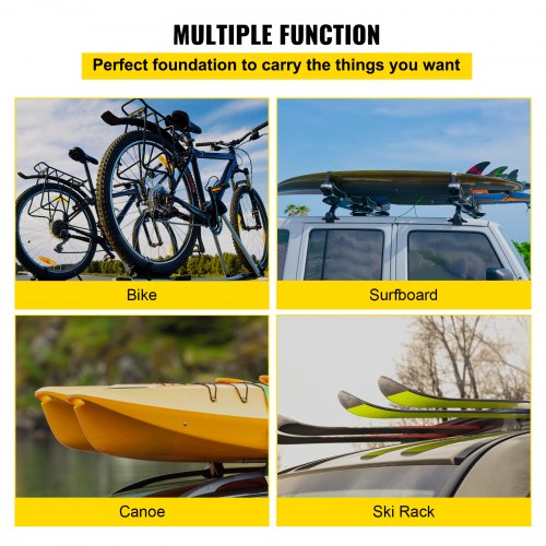 Bike Rack Kayak Roof Rack For Kia Sorento VEVOR Roof Rack