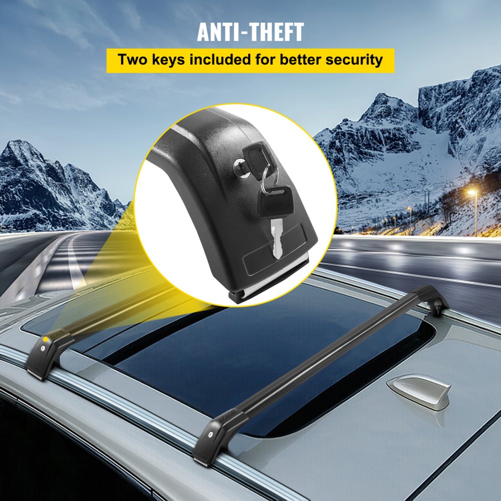 VEVOR Roof Rack Crossbars Universal Roof Rack for KIA-Sorento Vehicle Roof Cross Bars