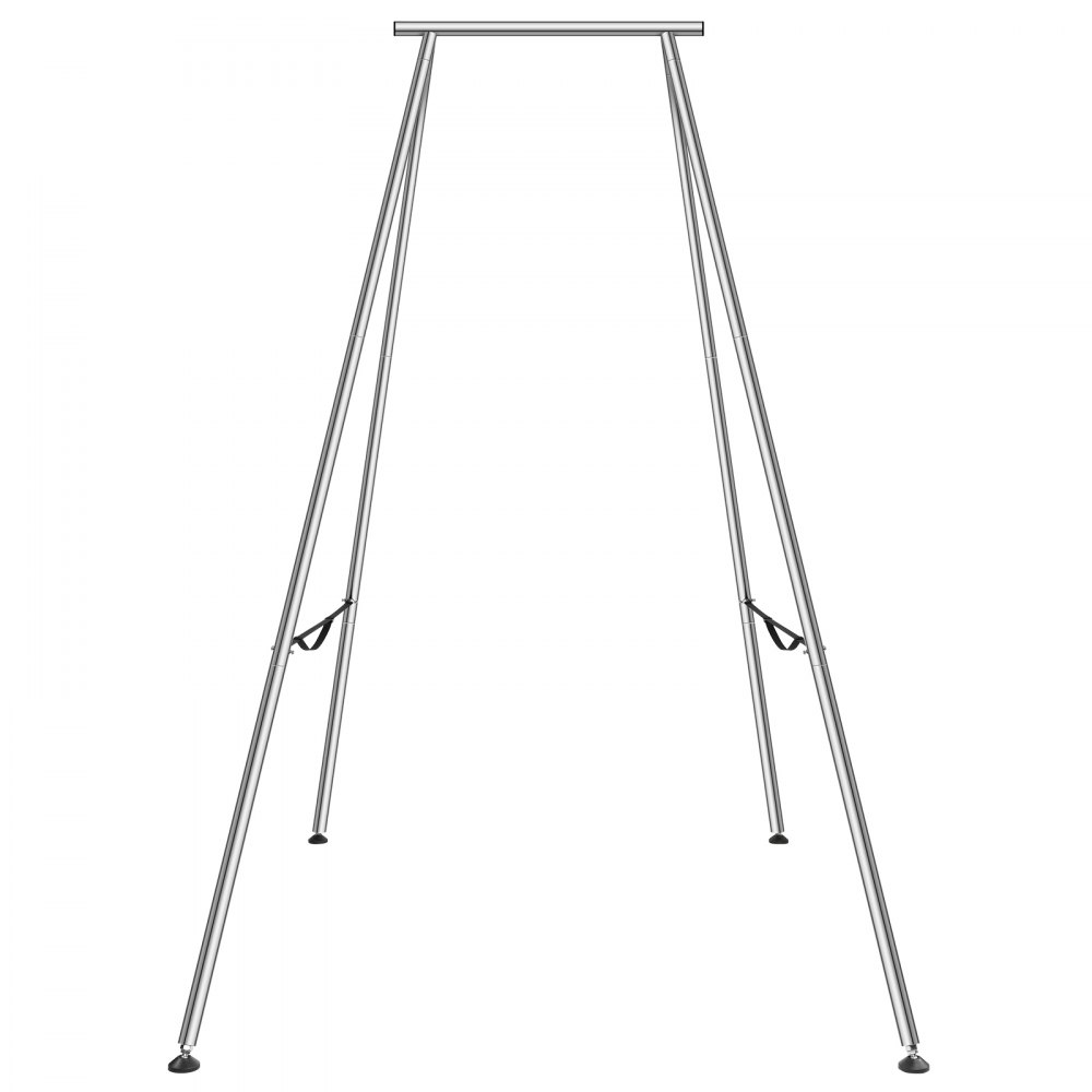VEVOR Aerial Yoga Frame, 2950 mm Height Yoga Swing Stand, Max 250 kg Load Chrome-Plated Steel Pipe Inversion Yoga Swing Stand Yoga Rig Yoga Sling Inversion Equipment for Indoor Outdoor Aerial Yoga