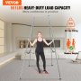 VEVOR Aerial Yoga Frame, 9.67 ft Height Yoga Swing Stand, Max 551.15 lbs Load Chrome-Plated Steel Pipe Inversion Yoga Swing Stand Yoga Rig Yoga Sling Inversion Equipment for Indoor Outdoor Aerial Yoga