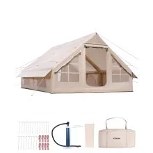 Inflatable Tent for Camping 5-8 Person Glamping Tent with Pump Easy Set up