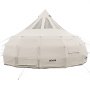 VEVOR Canvas Bell Tent, 4 Seasons 5 m Yurt Tent for Camping with Stove Jack, Poly-Cotton Canvas, Breathable Holds up to 12 People with Rain Cover, for Family Camping Glamping Outdoor Hunting Party