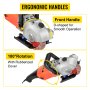 VEVOR Electric Wall Chaser Groove Cutting Machine Depth 35mm Wall Slotting 5pcs Blades Width 33mm, Wall slotting machine 7500RPM Wall Cutting Machine ?125 mm