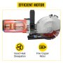 VEVOR Electric Wall Chaser Groove Cutting Machine Depth 35mm Wall Slotting 5pcs Blades Width 33mm, Wall slotting machine 7500RPM Wall Cutting Machine ?125 mm