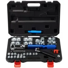 VEVOR Hydraulic Flaring Tool Kit Double Flaring Tool 45° for 3/16" to 1/2" Tube