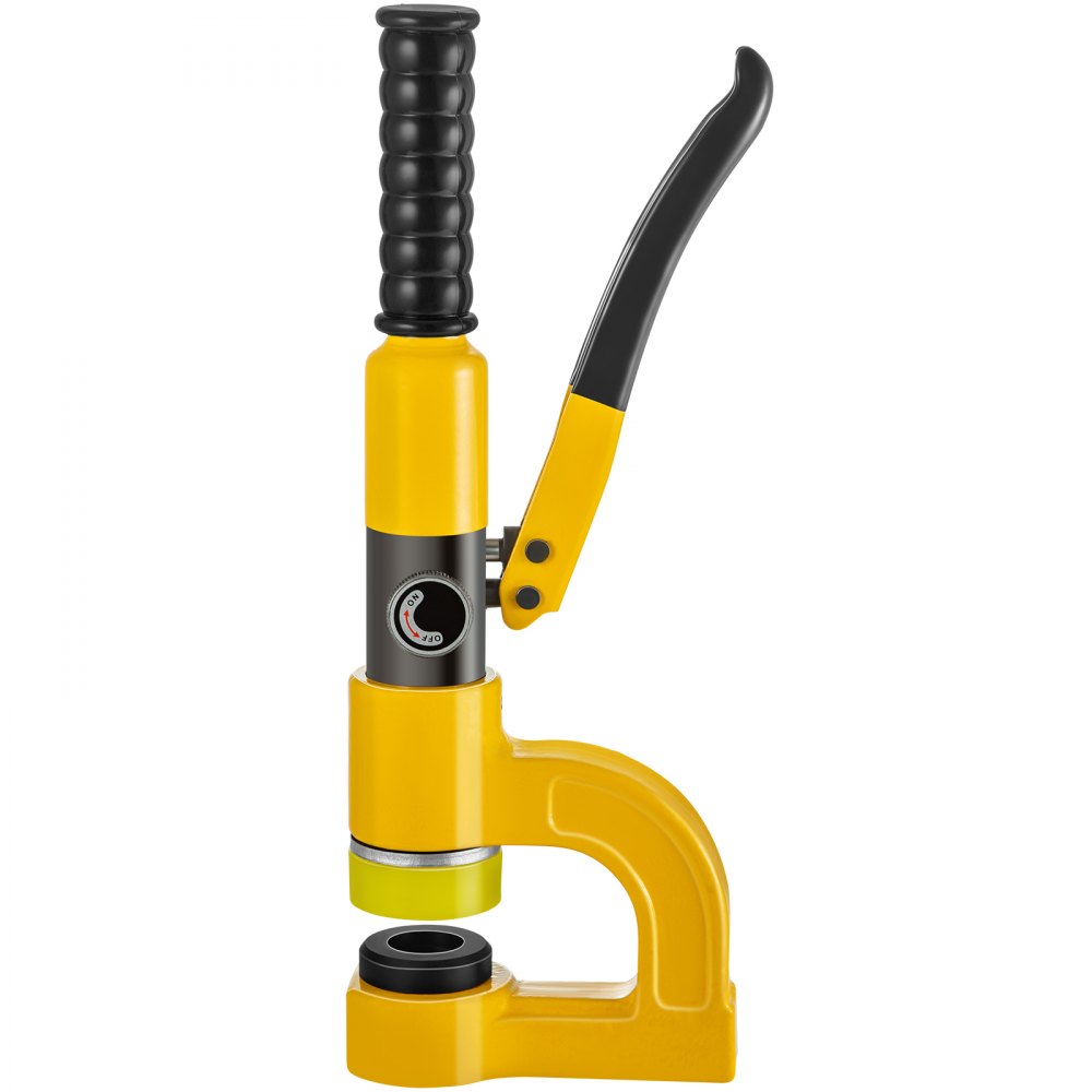 VEVOR Hydraulic Hole Punching Machine, 6 Ton Manual Hole Digger Punch, Portable Metal Hole Digger Hydraulic Punch Kit with 5 Punch Dies 0.63 to 0.98 Inch for Iron Stainless Steel Aluminum Plates