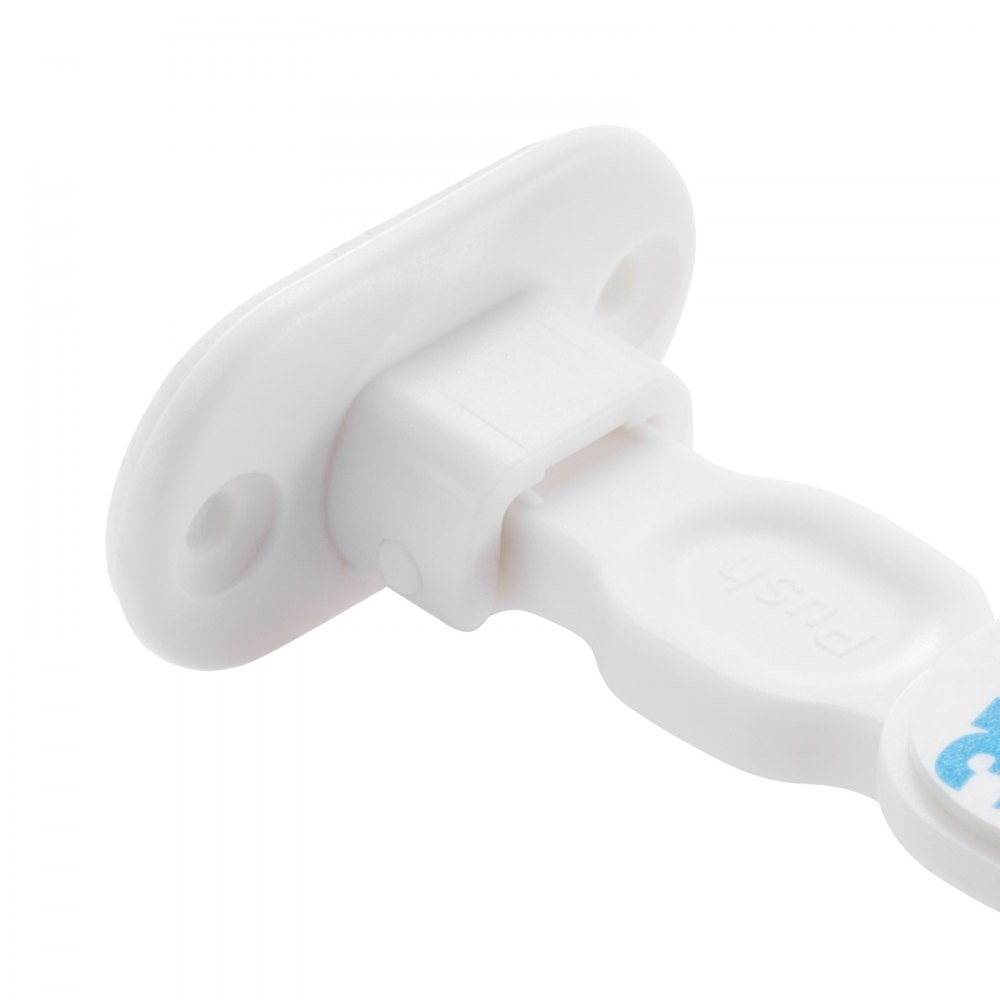VEVOR Cabinet Latch Locks, 12 Pack Child Safety Cabinet Locks, No Drilling or Tools Required Adhesive Cabinet Latch, Invisible Baby Proofing Child Proof Cabinet Locks for Drawers and Cabinets, White