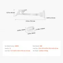 VEVOR Cabinet Latch Locks 12 Pack Child Safety Cabinet Locks Adhesive Invisible