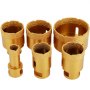 VEVOR Diamond Holesaw Set 6 PCS Diamond Drill Bits Set with 20mm-68mm Diamond Drill Bits for Ceramic Tile Marble