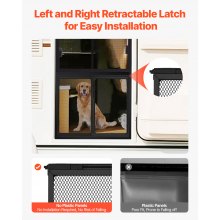 RV Screen Door Protector 24.5 x 20 inch Door Grille Easy to Install Disassemble