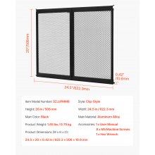 RV Screen Door Protector 24.5 x 20 inch Door Grille Easy to Install Disassemble