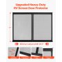 RV Screen Door Protector 26.5 x 20 inch Door Grille Easy to Install Disassemble